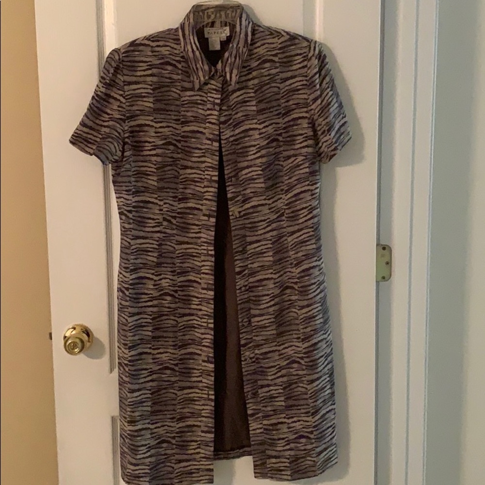 Silk Shirt Dress
